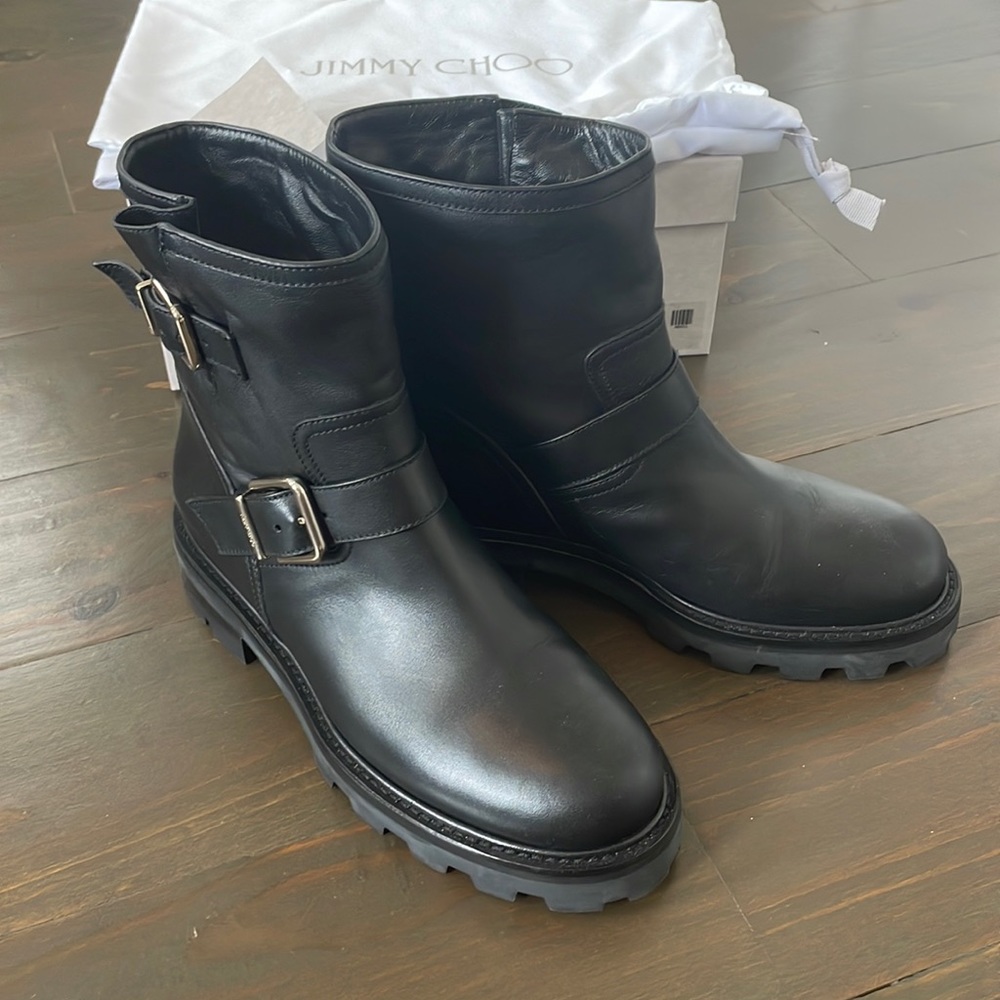 Jimmy Choo Youth Biker Boots
